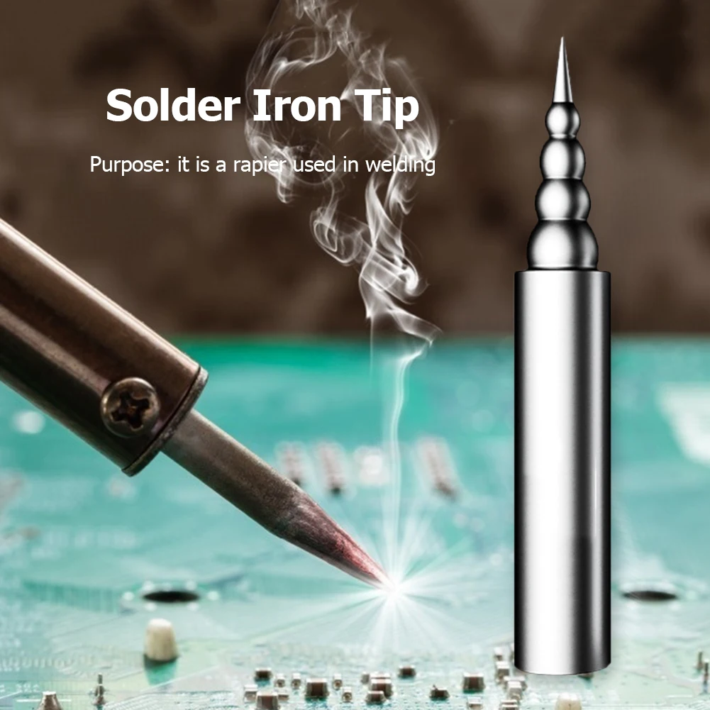 Universal Soldering Iron Tip Lead-free Solder Tips Welding Head Soldering Tools for Household Electricity Accessories
Universal Soldering Iron Tip Lead-free Solder Tips Welding Head Soldering Tools for Household Electricity Accessories