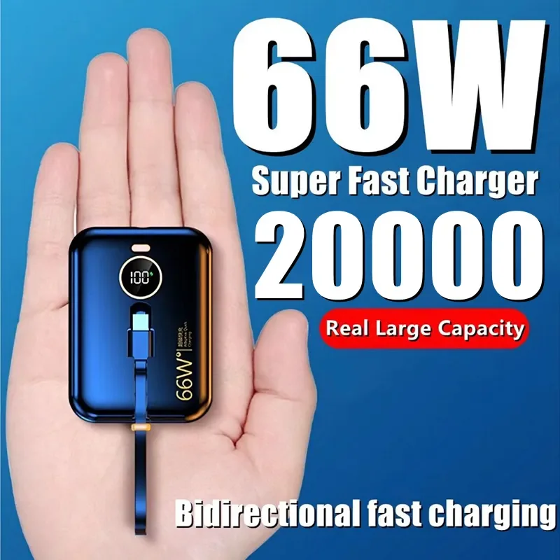20000mAh 100W Fast Charging Power Bank for huawei Laptop Powerbank Portable External Battery Charger For iPhone 11 12 13 for Xia
20000mAh 100W Fast Charging Power Bank for huawei Laptop Powerbank Portable External Battery Charger For iPhone 11 12 13 for Xia