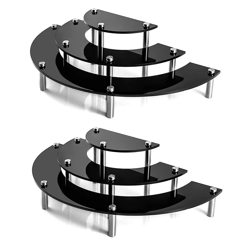 Трехуровневая акриловая витрина, черный Трехъярусный полулунный серверный кекс, фотография или коллекции
Трехуровневая акриловая витрина, черный Трехъярусный полулунный серверный кекс, фотография или коллекции