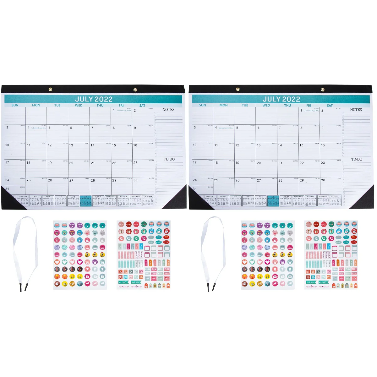 2 Sets of English Wall Calendar Agenda Calendar for Home Office Home Decor 
2 Sets of English Wall Calendar Agenda Calendar for Home Office Home Decor
