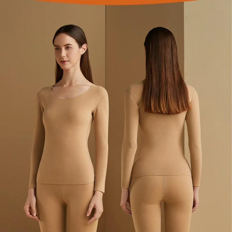 New Women's Thermal Underwear Men Winter Clothes Seamless Thick Double Layer Warm Lingerie Thermal Clothing Set Woman 2 Pieces
New Women's Thermal Underwear Men Winter Clothes Seamless Thick Double Layer Warm Lingerie Thermal Clothing Set Woman 2 Pieces