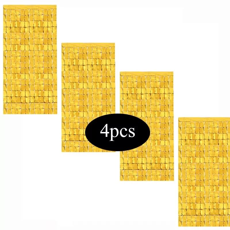 4pcs/lot Square Party Curtain Bachelorette Party Birthday Party Decorations Sequin Wedding Backdrop Decorations Wall Curtain
4pcs/lot Square Party Curtain Bachelorette Party Birthday Party Decorations Sequin Wedding Backdrop Decorations Wall Curtain