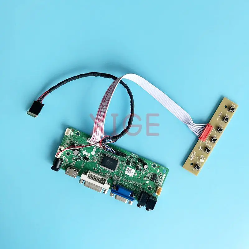 Плата драйвера ЖК-контроллера Fit N164HGE-L11/L12, LVDS, 40 Pin, VGA, DVI, аудио, дисплей для ноутбука 1920*1080, 16,4 дюйма, комплект «сделай сам», совместим с HDMI
Плата драйвера ЖК-контроллера Fit N164HGE-L11/L12, LVDS, 40 Pin, VGA, DVI, аудио, дисплей для ноутбука 1920*1080, 16,4 дюйма, комплект «сделай сам», совместим с HDMI