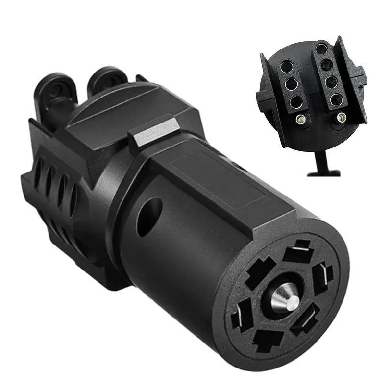 Trailer Plug Adapter 12V Trailer Socket Adapter With 7 Pin Plug Towing Plug Trailer Socket Connector Reliable Trailer Light Plug
Trailer Plug Adapter 12V Trailer Socket Adapter With 7 Pin Plug Towing Plug Trailer Socket Connector Reliable Trailer Light Plug