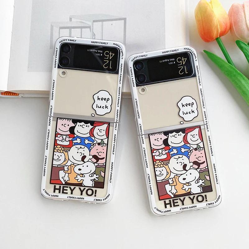 Cute Anime Snoopies Phone Case For Samsung Galaxy Z Flip 3 4 5G ZFlip3 ZFlip4 Flip3 Flip4 Transparent Anti-fall Cover
Cute Anime Snoopies Phone Case For Samsung Galaxy Z Flip 3 4 5G ZFlip3 ZFlip4 Flip3 Flip4 Transparent Anti-fall Cover