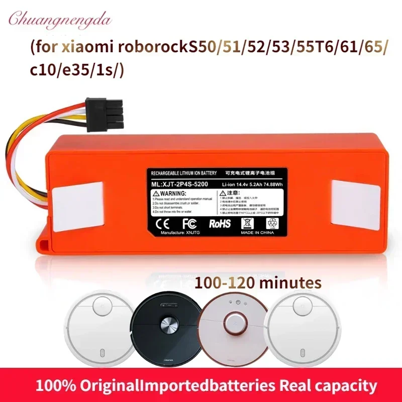Аксессуары для робота-пылесоса xiaomi mi roborock S50 S51 T4, 100% мАч, 9800 в, 14,4 Ач, литий-ионный аккумулятор
Аксессуары для робота-пылесоса xiaomi mi roborock S50 S51 T4, 100% мАч, 9800 в, 14,4 Ач, литий-ионный аккумулятор