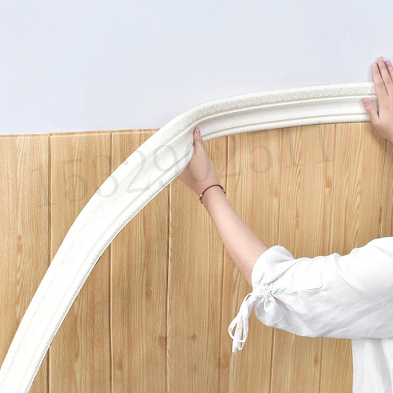 3D Self-adhesive Wall Sticker Waterproof Top Corner Line Wall Edge Strip Wall Waist Line Sticker Tile Wallpaper Border Home Deco
3D Self-adhesive Wall Sticker Waterproof Top Corner Line Wall Edge Strip Wall Waist Line Sticker Tile Wallpaper Border Home Deco