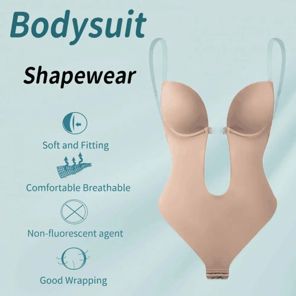 Shapewear Bra Removal Invisible Shoulder Straps Body Shaper U-shape Backless Sexy Deep V-neck Bodysuit Bra Shapewear for Party
Shapewear Bra Removal Invisible Shoulder Straps Body Shaper U-shape Backless Sexy Deep V-neck Bodysuit Bra Shapewear for Party