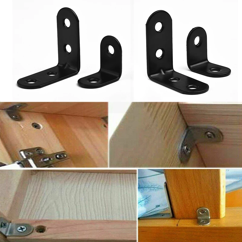 Joint L Shaped Brackets Support DIY Accessories 10pcs Stainless Steel Right Angle Bracket Support Iron Wardrobes Cabinet Joint
Joint L Shaped Brackets Support DIY Accessories 10pcs Stainless Steel Right Angle Bracket Support Iron Wardrobes Cabinet Joint