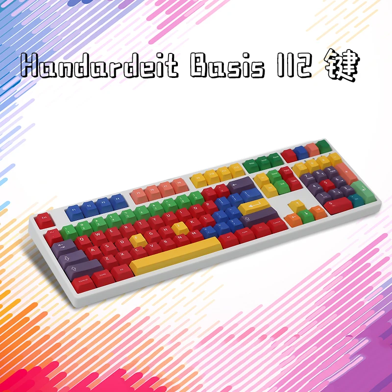 112 Keys Handardeit Basis Keycaps Cherry Profile DYE-SUB Personalized PBT Keycap For GMK Cherry MX Switch 61/87/104
112 Keys Handardeit Basis Keycaps Cherry Profile DYE-SUB Personalized PBT Keycap For GMK Cherry MX Switch 61/87/104