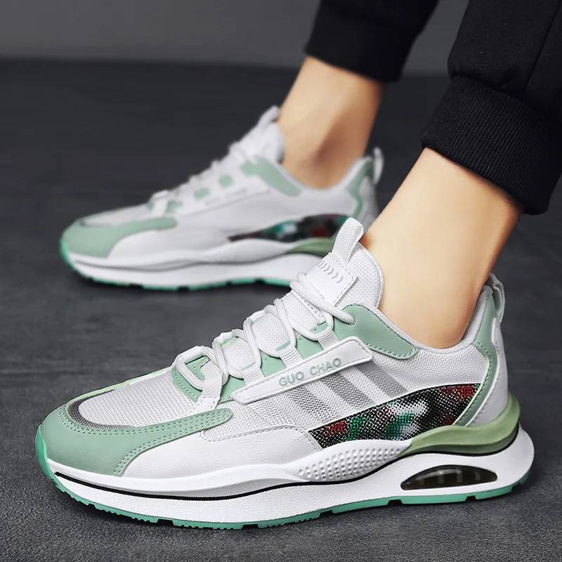 Low Top Men Sneakers Mesh Round Toe Men Casual Shoes Thick Sole Leisure Outwear Breathable Lace Up White Shoes for Man
Low Top Men Sneakers Mesh Round Toe Men Casual Shoes Thick Sole Leisure Outwear Breathable Lace Up White Shoes for Man