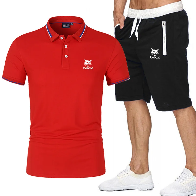 New Bobcat Summer Men's Sets Polo Shirt+Pants Two-Piece Men's Casual Sports Suit Sportswear Pure Cotton Fashion Men's Clothing 
New Bobcat Summer Men's Sets Polo Shirt+Pants Two-Piece Men's Casual Sports Suit Sportswear Pure Cotton Fashion Men's Clothing