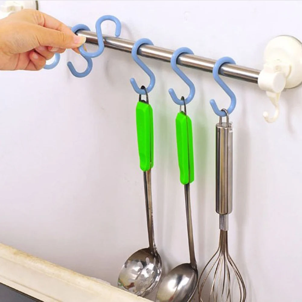 8PCS Multifunctional Plastic S-shaped Door Hook Kitchen Hooks Creative Bathroom Nail Hooks Wardrobe Clothes S Hooks 2022
8PCS Multifunctional Plastic S-shaped Door Hook Kitchen Hooks Creative Bathroom Nail Hooks Wardrobe Clothes S Hooks 2022