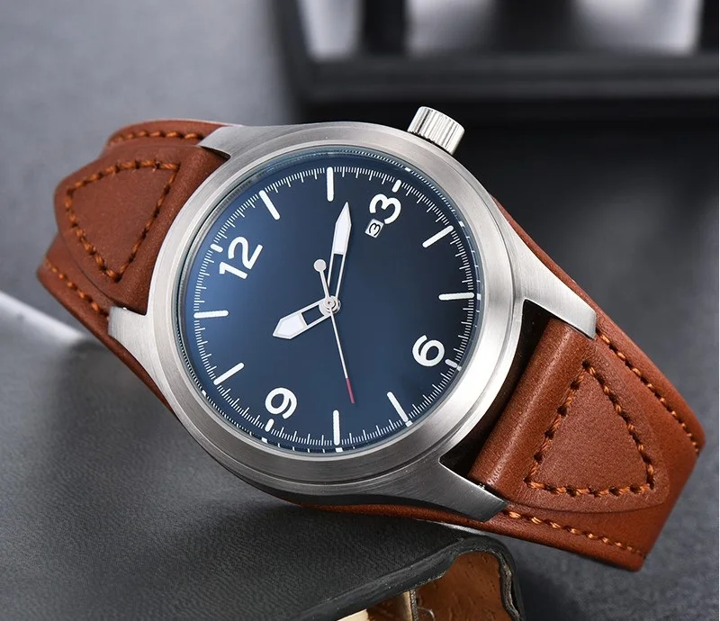 SEAKOSS New 44mm Men Automatic Movement Pilot Chronograph Watch luminous Waterproof Leather Belt Mechanical Wristwatch GR07 
SEAKOSS New 44mm Men Automatic Movement Pilot Chronograph Watch luminous Waterproof Leather Belt Mechanical Wristwatch GR07