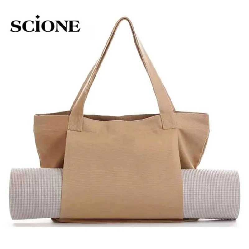 Portable Women Yoga Mat Bag Large Capacity Fitness Shopping Work Storage Handbag Canvas Gym Training Sports Shoulder Bags X573A
Portable Women Yoga Mat Bag Large Capacity Fitness Shopping Work Storage Handbag Canvas Gym Training Sports Shoulder Bags X573A