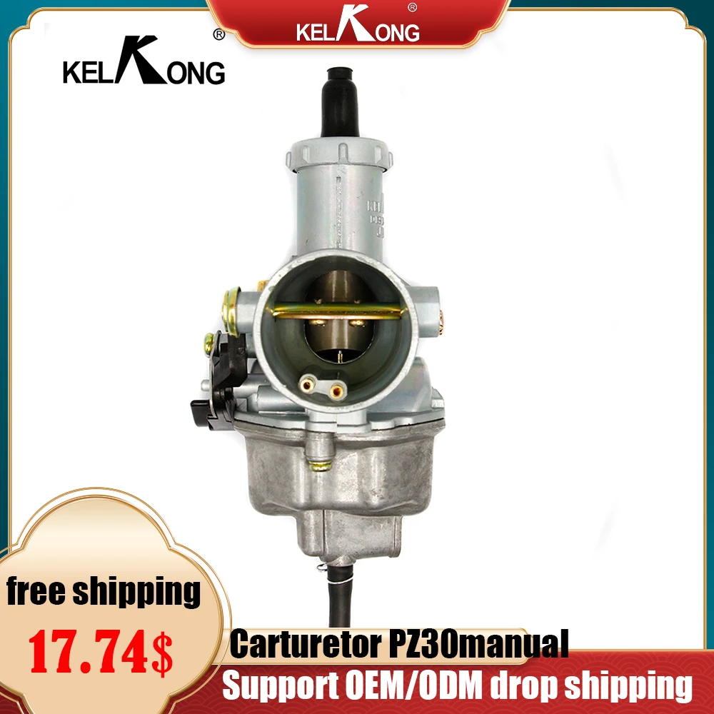 KELKONG 30mm PZ30 Carburetor For Honda CB CG 150cc 175cc 200cc 250cc Carburettor Dirt Bike ATV Quad Motorcycle
KELKONG 30mm PZ30 Carburetor For Honda CB CG 150cc 175cc 200cc 250cc Carburettor Dirt Bike ATV Quad Motorcycle