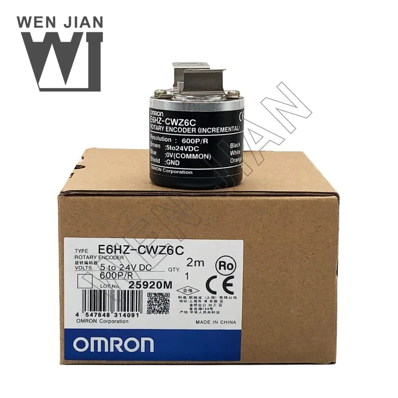 E6HZ-CWZ6C Rotary encoder Omron E6HZ-CWZ6C 300/360/500/600/720/800/1000/1024/1200/1500/1800/2000/2500/3600P/R DC5~24V NPN output
E6HZ-CWZ6C Rotary encoder Omron E6HZ-CWZ6C 300/360/500/600/720/800/1000/1024/1200/1500/1800/2000/2500/3600P/R DC5~24V NPN output