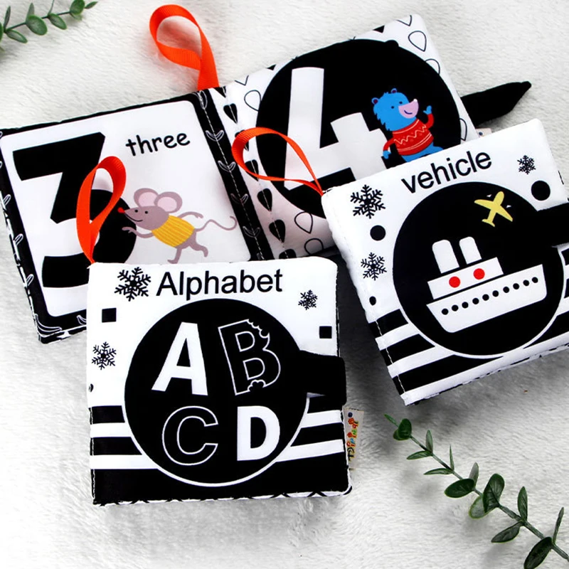Soft Baby Books Toys Black And White Cloth Books Early Educational Interactive Car Stroller Toys For Baby 0-12 Months Boys Girls
Soft Baby Books Toys Black And White Cloth Books Early Educational Interactive Car Stroller Toys For Baby 0-12 Months Boys Girls