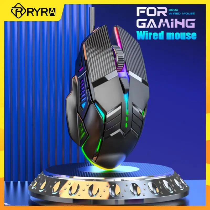 Electric Competition Wired Mouse 6 Key Luminous Mute Mouse 3200DPI Office Game Universal Mouse For Computer Laptop Accessories
Electric Competition Wired Mouse 6 Key Luminous Mute Mouse 3200DPI Office Game Universal Mouse For Computer Laptop Accessories