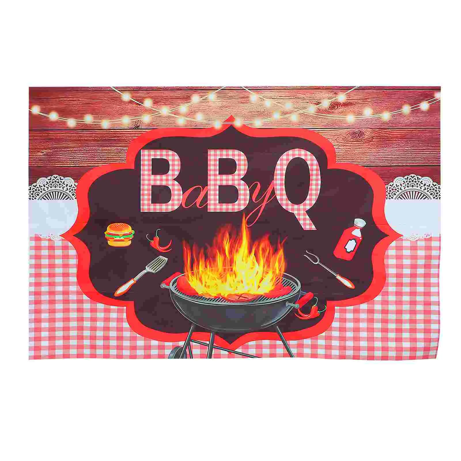 Outdoor Wedding Decor BBQ Background Cloth Cartoon Barbecue Hanging Party Decoration Theme Decorative
Outdoor Wedding Decor BBQ Background Cloth Cartoon Barbecue Hanging Party Decoration Theme Decorative