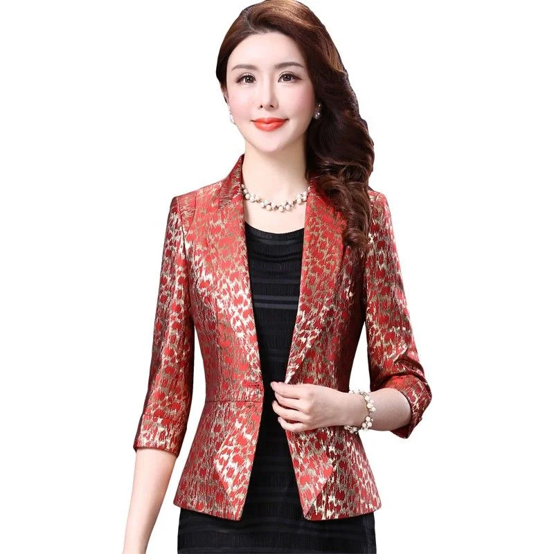 Women Short Blazer 2022 Spring New Female Western Style Wedding Banquet Annual Meeting Broad Wife Temperament Waist Small Suit
Women Short Blazer 2022 Spring New Female Western Style Wedding Banquet Annual Meeting Broad Wife Temperament Waist Small Suit
