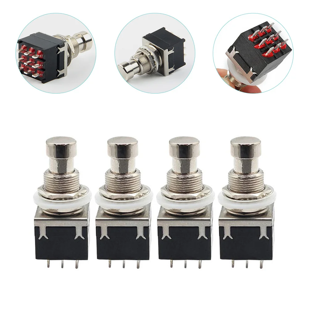 4pcs Small Foot Switch Guitar Effects Button Effect Pedal Footswitch Guitar Pedal Stomp Box Push Button
4pcs Small Foot Switch Guitar Effects Button Effect Pedal Footswitch Guitar Pedal Stomp Box Push Button