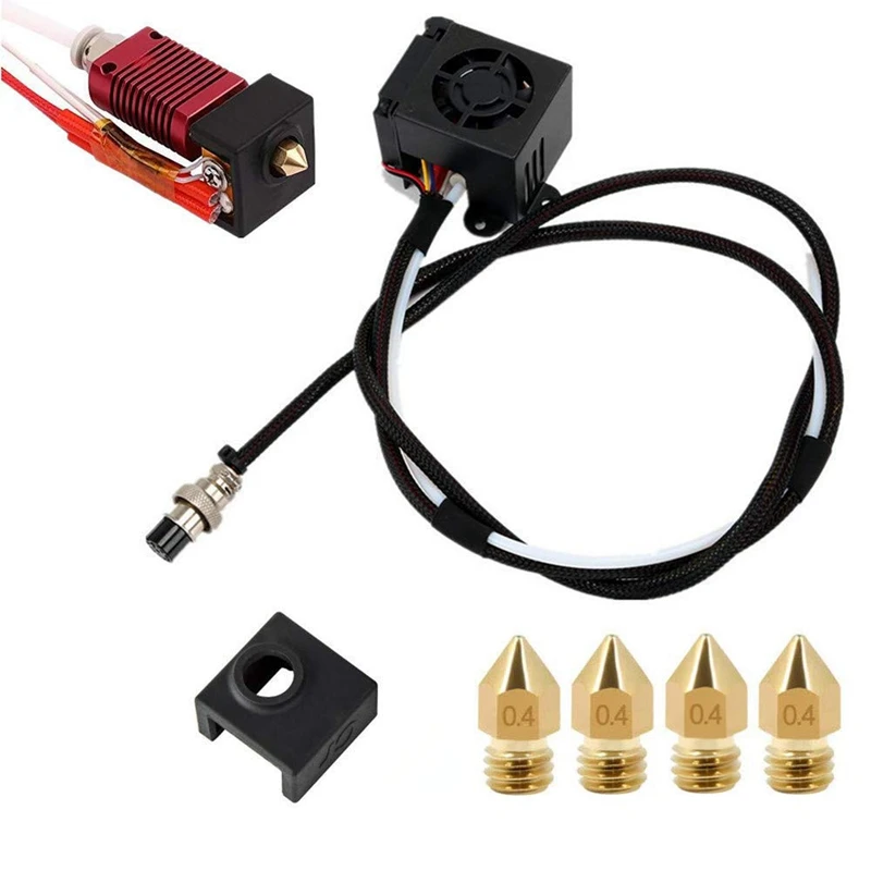 Запасные части для 3D принтеров, сборные детали для экструдера MK8, Hotend Kits, подходят для Creality, 3D-принтера, CR-10 CR10S5
Запасные части для 3D принтеров, сборные детали для экструдера MK8, Hotend Kits, подходят для Creality, 3D-принтера, CR-10 CR10S5