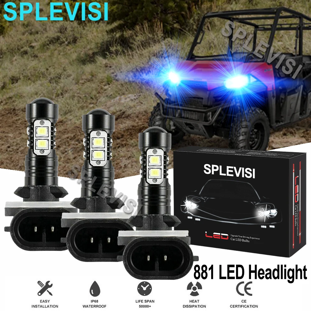 3x 50W LED Headlight Bulbs Ice blue 8000K For POLARIS RANGER 400 500 570 700 800 900 & ext ev xp models 2005-2018
3x 50W LED Headlight Bulbs Ice blue 8000K For POLARIS RANGER 400 500 570 700 800 900 & ext ev xp models 2005-2018