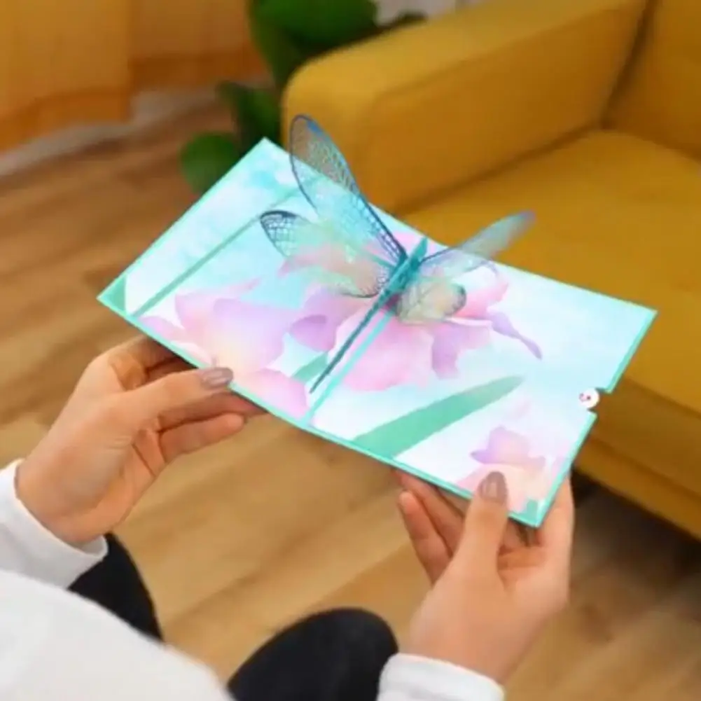 Greeting Card Durable Handmade Lightweight 3D Greeting Card for Invitation Blessing Card Invitation Card
Greeting Card Durable Handmade Lightweight 3D Greeting Card for Invitation Blessing Card Invitation Card