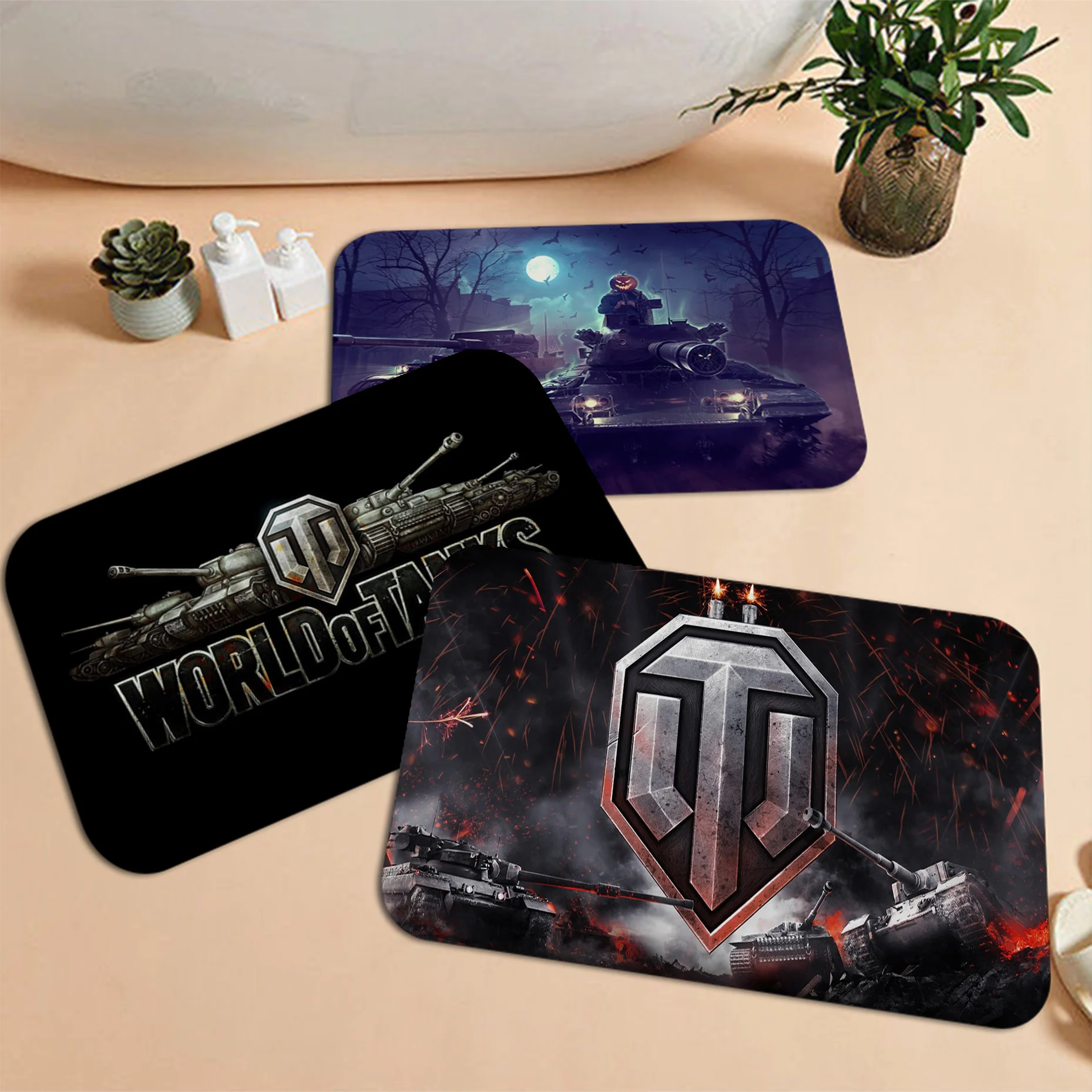 Cool World Of Tanks Room Mats Rectangle Anti-slip Home Soft Badmat Front Door Indoor Outdoor Mat Household Carpets
Cool World Of Tanks Room Mats Rectangle Anti-slip Home Soft Badmat Front Door Indoor Outdoor Mat Household Carpets