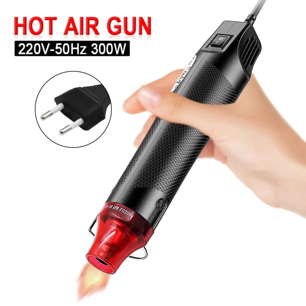 220V EU DIY Heat Gun Electric Power Tool Hot Air Gun 300W Temperature Gun with Supporting Seat Shrink Plastic DIY Craft Tool
220V EU DIY Heat Gun Electric Power Tool Hot Air Gun 300W Temperature Gun with Supporting Seat Shrink Plastic DIY Craft Tool