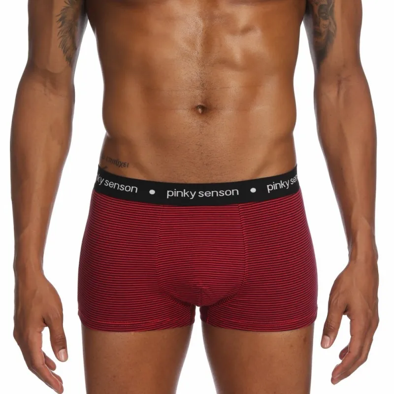 Men's underwear cotton underwear u convex bag boxer pants striped men's boxer pants mens underwear 
Men's underwear cotton underwear u convex bag boxer pants striped men's boxer pants mens underwear
