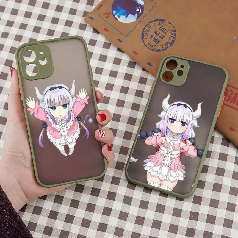 Miss Kobayashis Dragon Maid Anime Phone Case Green Color Matte Transparent For iPhone 13 12 Mini 11 Pro X XR XS Max 7 8 Plus
Miss Kobayashis Dragon Maid Anime Phone Case Green Color Matte Transparent For iPhone 13 12 Mini 11 Pro X XR XS Max 7 8 Plus