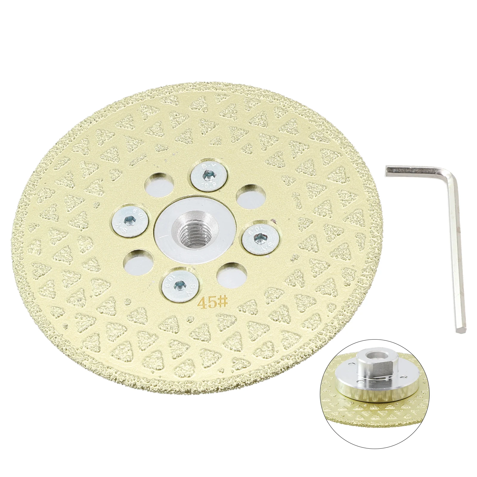 1pc 100mm M10 Double Sided Grinding Disc 45/60/100 Diamond Grit Brazed Diamond DoubleCutting Wheel Saw Blade
1pc 100mm M10 Double Sided Grinding Disc 45/60/100 Diamond Grit Brazed Diamond DoubleCutting Wheel Saw Blade