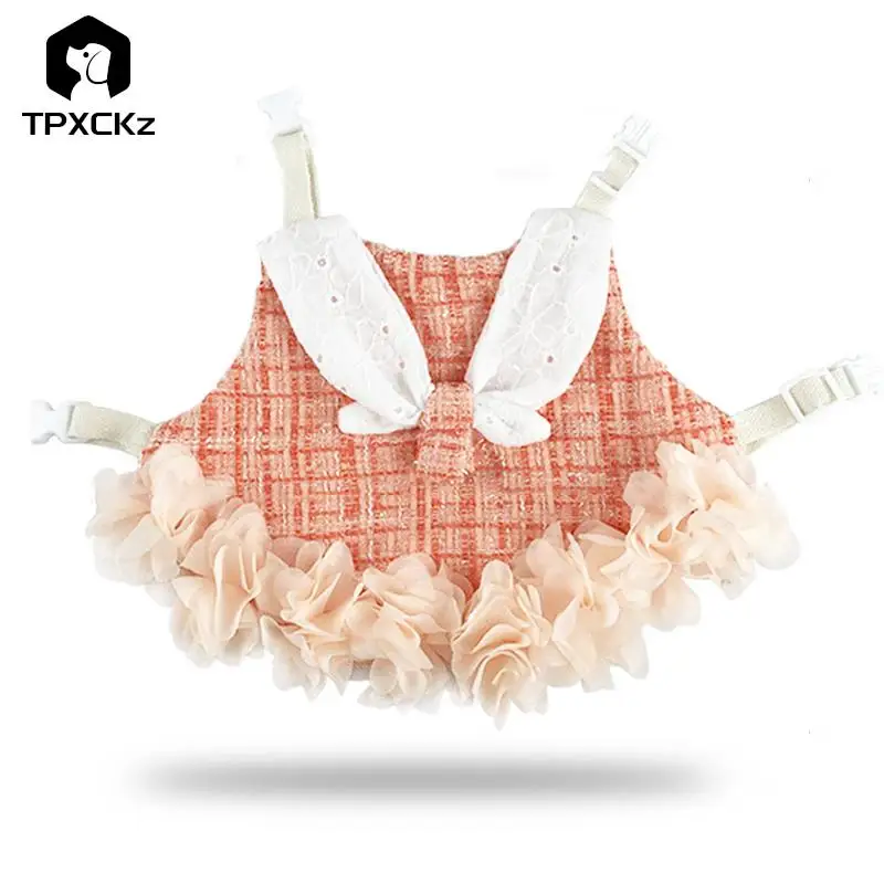 Pet Rabbit Leash Guinea Pig Princess Dress Lop Rabbit Plaid Lace Clothes Small Pet Costume Dwarf Rabbit Accessories
Pet Rabbit Leash Guinea Pig Princess Dress Lop Rabbit Plaid Lace Clothes Small Pet Costume Dwarf Rabbit Accessories