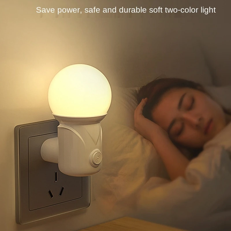 Plug-in Night Light White Warm White Adjustable LED Light Baby Eye Protection Sleep Light Bedroom Socket Light Corridor Light
Plug-in Night Light White Warm White Adjustable LED Light Baby Eye Protection Sleep Light Bedroom Socket Light Corridor Light