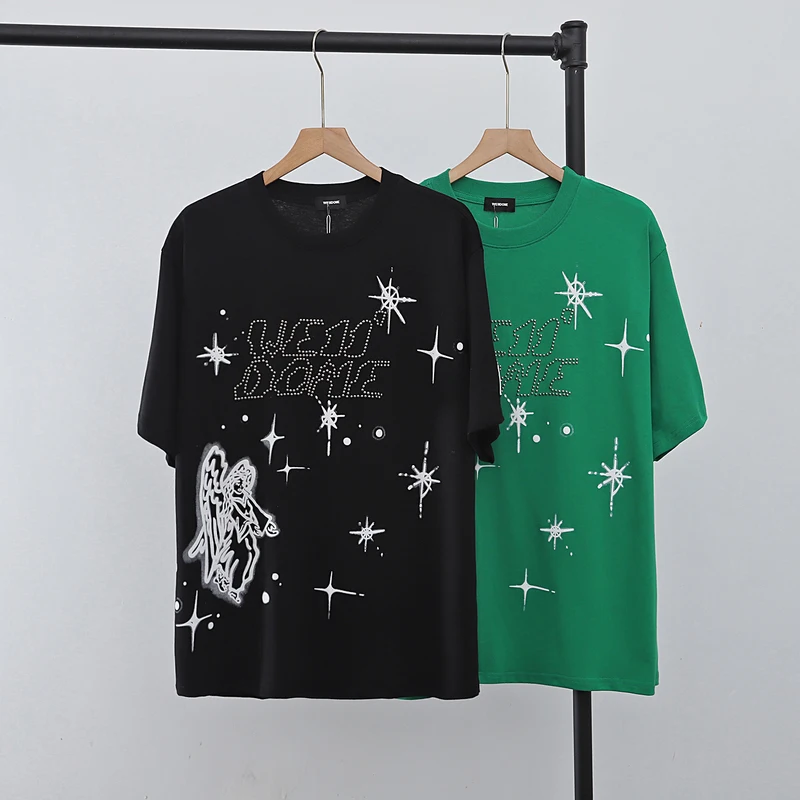 1:1 Version We11done Stars Set Auger T Shirt Men Women Couple 100% Cotton T-shirt Hip Hop High Street Oversize Casual Tee
1:1 Version We11done Stars Set Auger T Shirt Men Women Couple 100% Cotton T-shirt Hip Hop High Street Oversize Casual Tee
