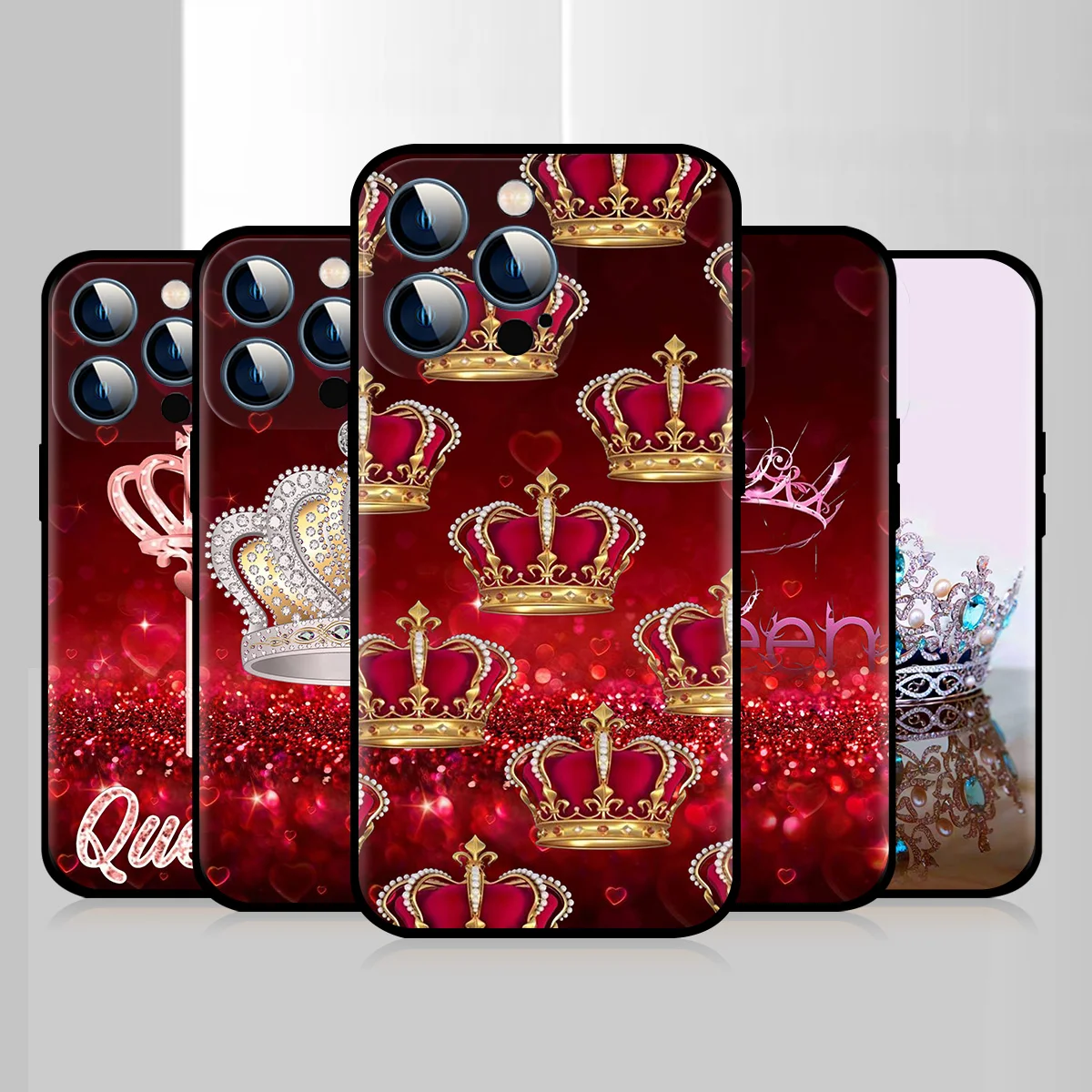 Black Protection Phone Case For Apple iPhone 14 13 12 Mini 11 Pro Max X XS XR 7 8 Plus 6 6S SE 2022 Cover Diamond Crown
Black Protection Phone Case For Apple iPhone 14 13 12 Mini 11 Pro Max X XS XR 7 8 Plus 6 6S SE 2022 Cover Diamond Crown