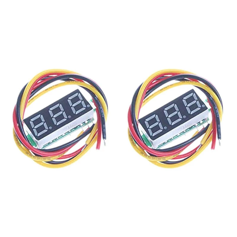 AT35 0.28 Inch LED Ultra-Small Dc Digital 0-100V Voltmeter Voltage Tester Three-Color Display 4-40V Power Supply
AT35 0.28 Inch LED Ultra-Small Dc Digital 0-100V Voltmeter Voltage Tester Three-Color Display 4-40V Power Supply