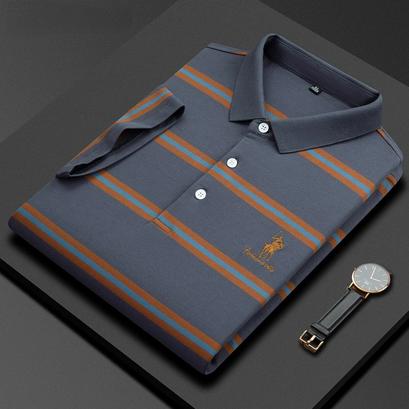 New Brand High-quality Male Polo Shirt Short Sleeve Polos Logo Cotton Designer Luxury Men's Clothing Tops 2022 Business Summer
New Brand High-quality Male Polo Shirt Short Sleeve Polos Logo Cotton Designer Luxury Men's Clothing Tops 2022 Business Summer