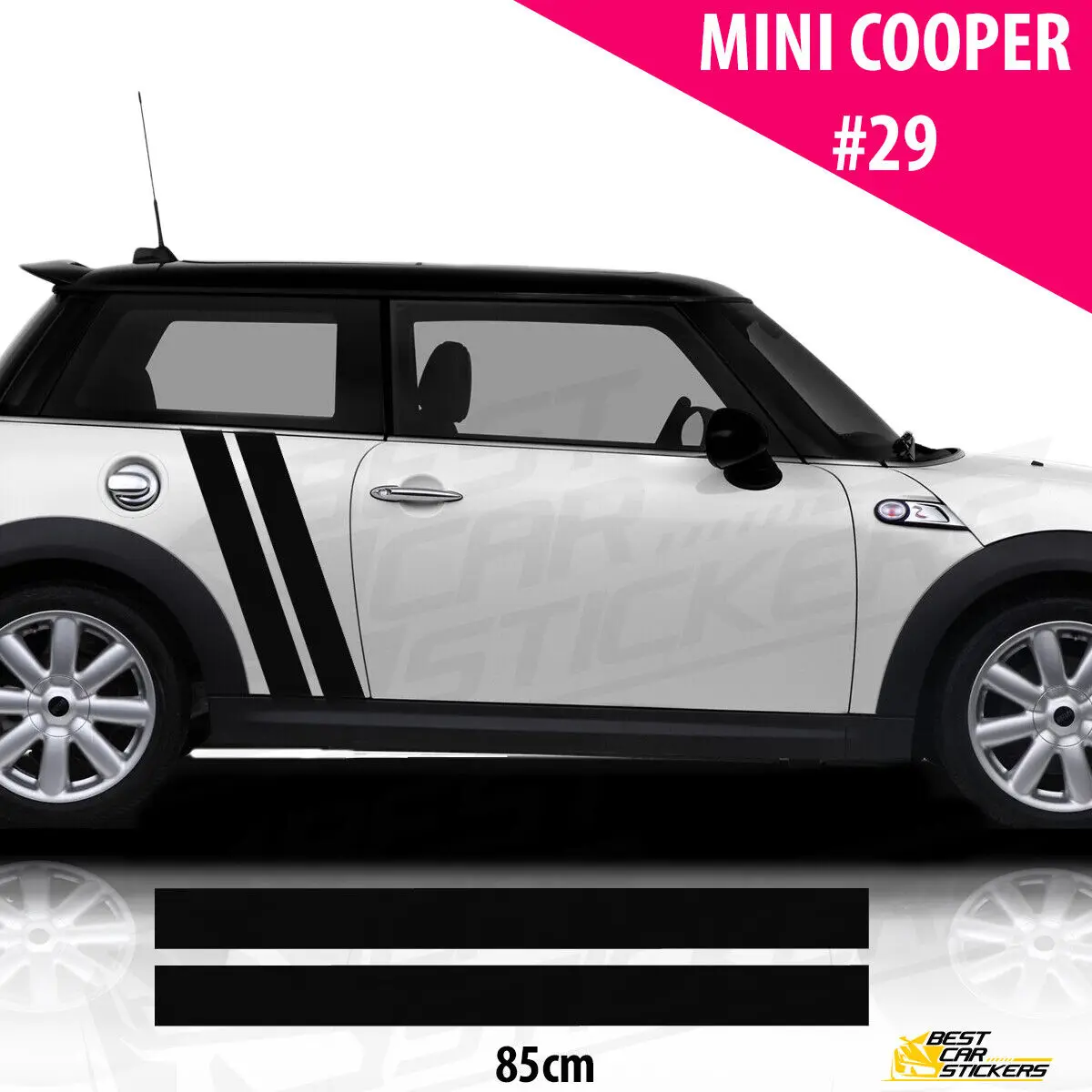 Side Racing Stripes Car Stickers Vinyl Made In UK
Side Racing Stripes Car Stickers Vinyl Made In UK