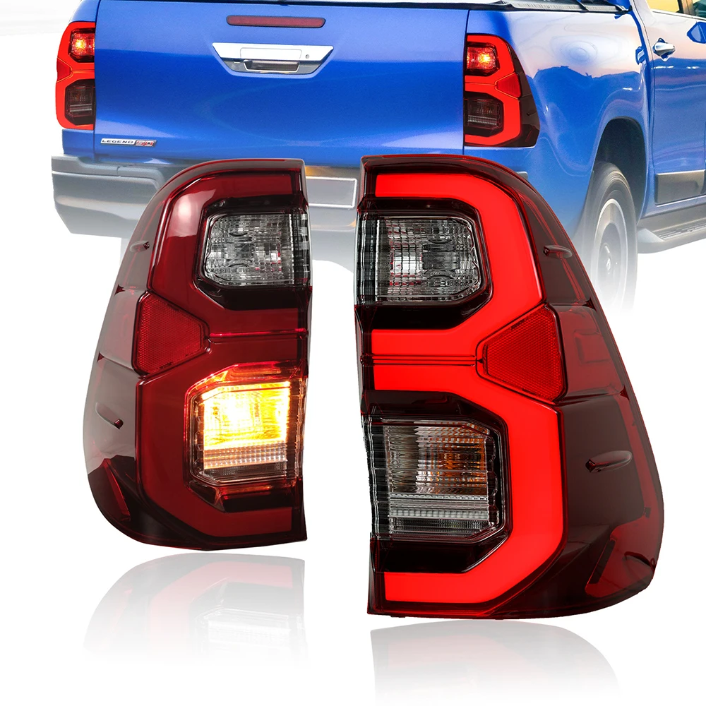 Pair Of Car Tail Light Assembly For Toyota Hilux 2015-2020 LED Brake Signal light Tuning Parts Car Rear Lamp System
Pair Of Car Tail Light Assembly For Toyota Hilux 2015-2020 LED Brake Signal light Tuning Parts Car Rear Lamp System