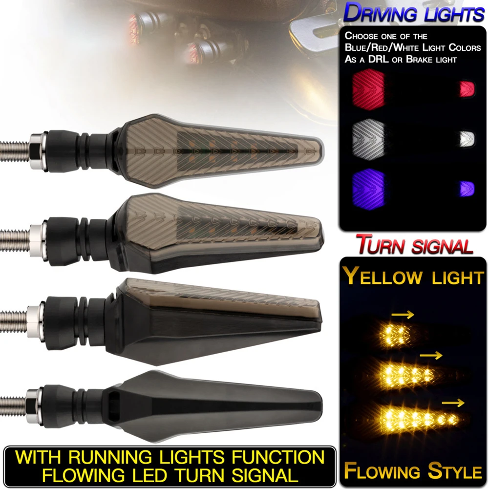 2PC Universal LED Motorcycle Turn Signal Light 12v IPX66 Waterproof Amber Flasher Indicator Blinker Rear Lights Lamp Accessories
2PC Universal LED Motorcycle Turn Signal Light 12v IPX66 Waterproof Amber Flasher Indicator Blinker Rear Lights Lamp Accessories