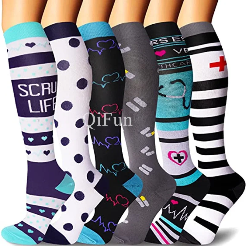 Nurse Compression Socks For Women & Men Running Sports Socks Athletic Flight Travel Outdoor Cycling Long Pressure Stockings
Nurse Compression Socks For Women & Men Running Sports Socks Athletic Flight Travel Outdoor Cycling Long Pressure Stockings