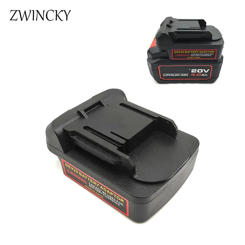 

Адаптер для аккумулятора ZWINCKY, преобразователь для литий-ионной батареи 20 в для Makita MT 18 в серии BL, электроинструмент для литиевой батареи