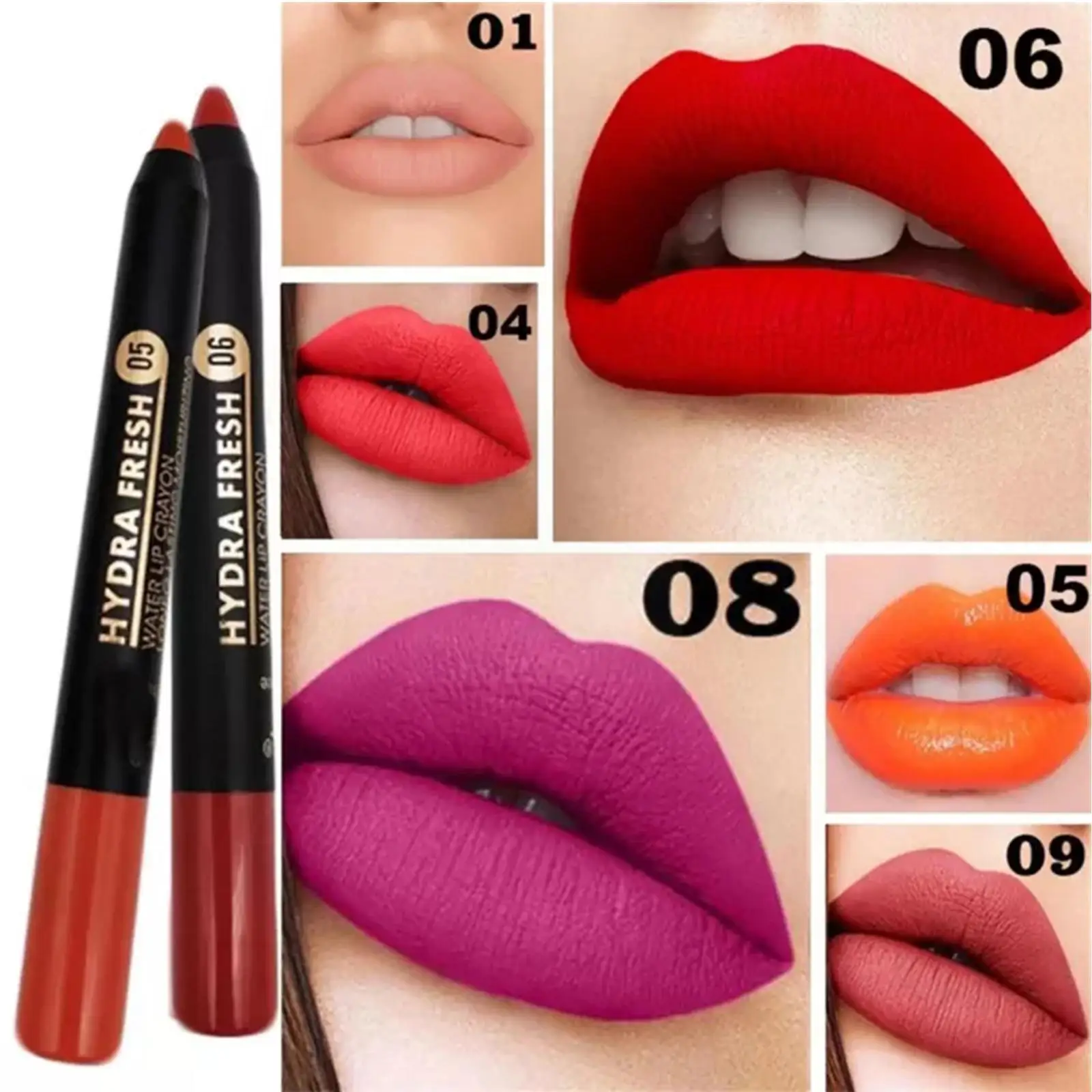 9 Colors Matte Lipstick Pen Makeup Long Lasting Waterproof stick Smooth Sexy Nude Lips Beauty Lip Tint Moisturizing Velvet B3H7
9 Colors Matte Lipstick Pen Makeup Long Lasting Waterproof stick Smooth Sexy Nude Lips Beauty Lip Tint Moisturizing Velvet B3H7