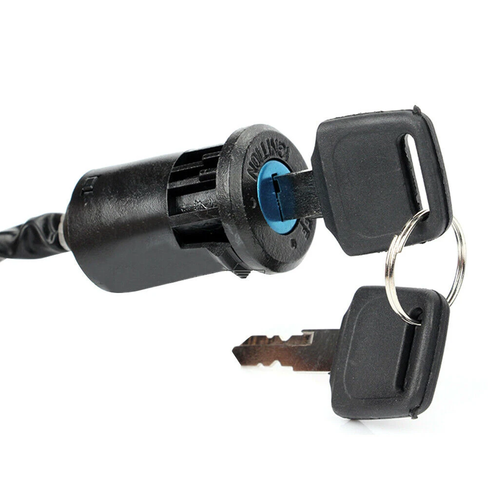 Motorcycle Ignition Barrel Switch Scooter 2 Key 4 Wire Accessories Black FOR Quad Dirt Bike For ATV On/Off Plastic
Motorcycle Ignition Barrel Switch Scooter 2 Key 4 Wire Accessories Black FOR Quad Dirt Bike For ATV On/Off Plastic