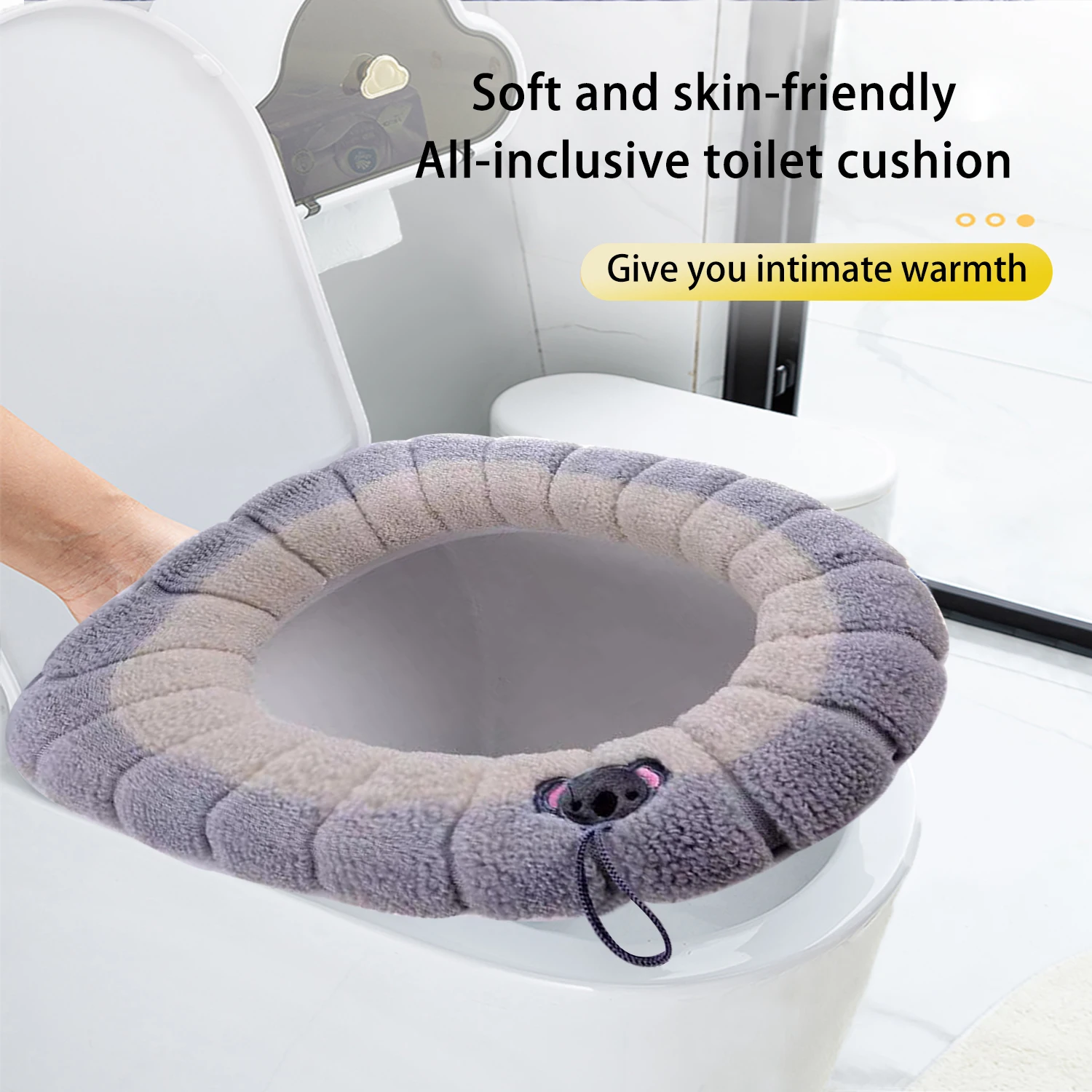 Warm Wool Thick Toilet Seat Cover Soft and Comfortable Baby Toilet Cushion Washable Toilet Seat Ring Winter Bathroom Products
Warm Wool Thick Toilet Seat Cover Soft and Comfortable Baby Toilet Cushion Washable Toilet Seat Ring Winter Bathroom Products