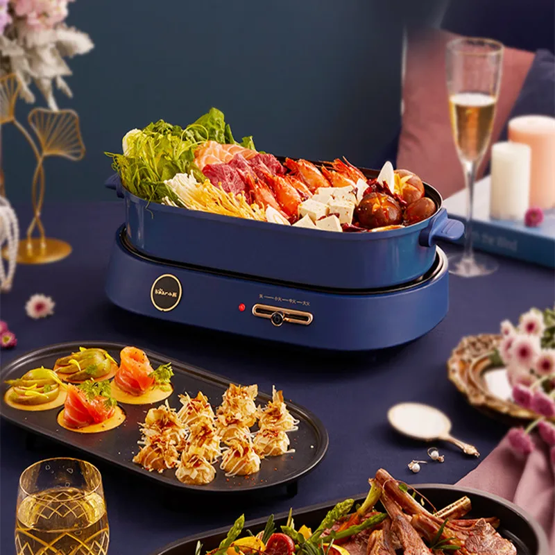Bear multi-functional pot breakfast machine, cooking pot, barbecue pot, household electric hot pot, frying, grilling,
Bear multi-functional pot breakfast machine, cooking pot, barbecue pot, household electric hot pot, frying, grilling,