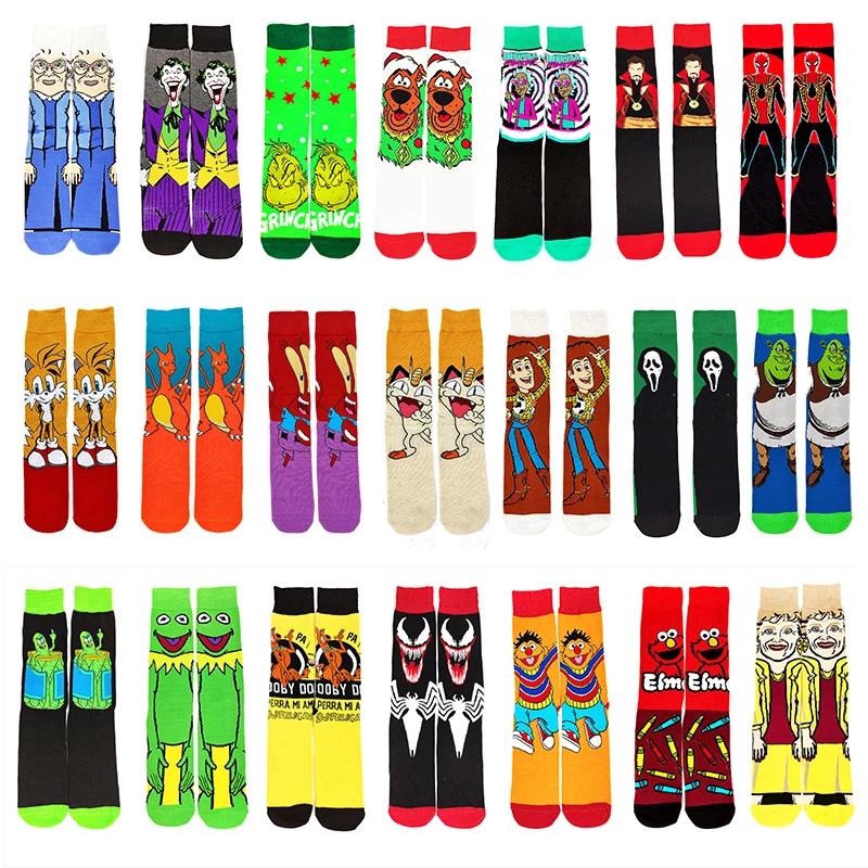 2022 New Fashion Socks Funny Cartoon Personality Anime Novelty Men And Women Socks Breathable Soft and Comfortable Happy Sock
2022 New Fashion Socks Funny Cartoon Personality Anime Novelty Men And Women Socks Breathable Soft and Comfortable Happy Sock
